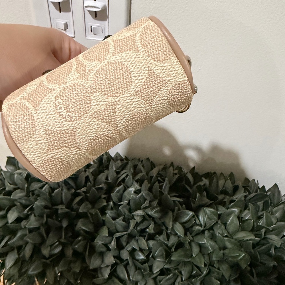 Coach Mini Rowan Bag Charm In Signature Canvas - Picture 4 of 4